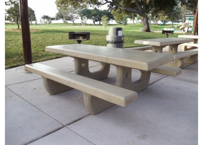 111 - 8' Picnic Table w/Relief Edges