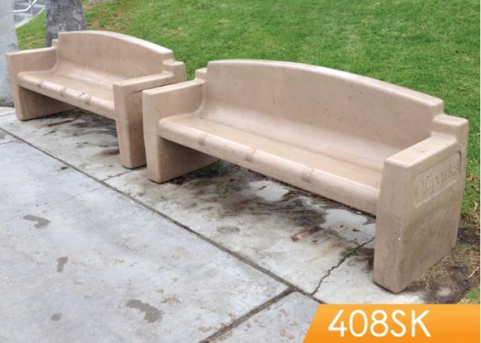 408 - Contour Bench w/Armrests