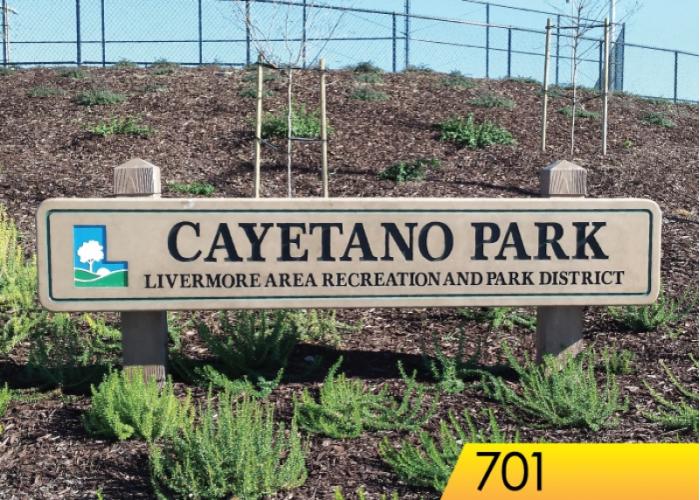 701 - Rectangle Sign 22"x121"